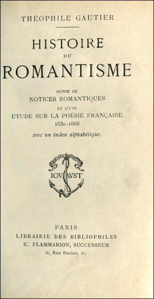 Histoire du romantisme,
